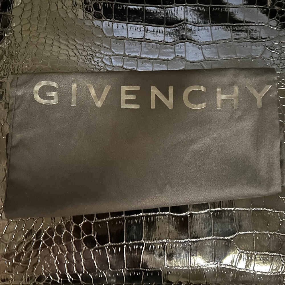 Givenchy Shoe Wallet Accessories Black Drawstring Travel Rectangular Dust Bag - Picture 7 of 7